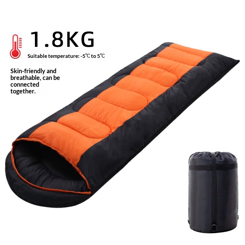 Outdoor AutumnWinter Thickened Cotton Sleeping Bag 9