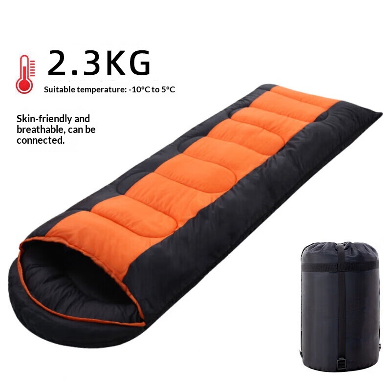 Outdoor AutumnWinter Thickened Cotton Sleeping Bag 5