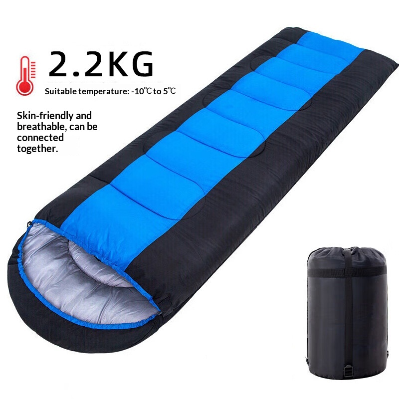 Outdoor AutumnWinter Thickened Cotton Sleeping Bag 2