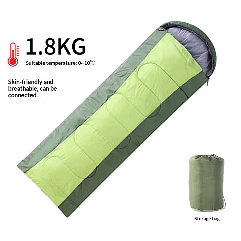 Outdoor AutumnWinter Thickened Cotton Sleeping Bag 8