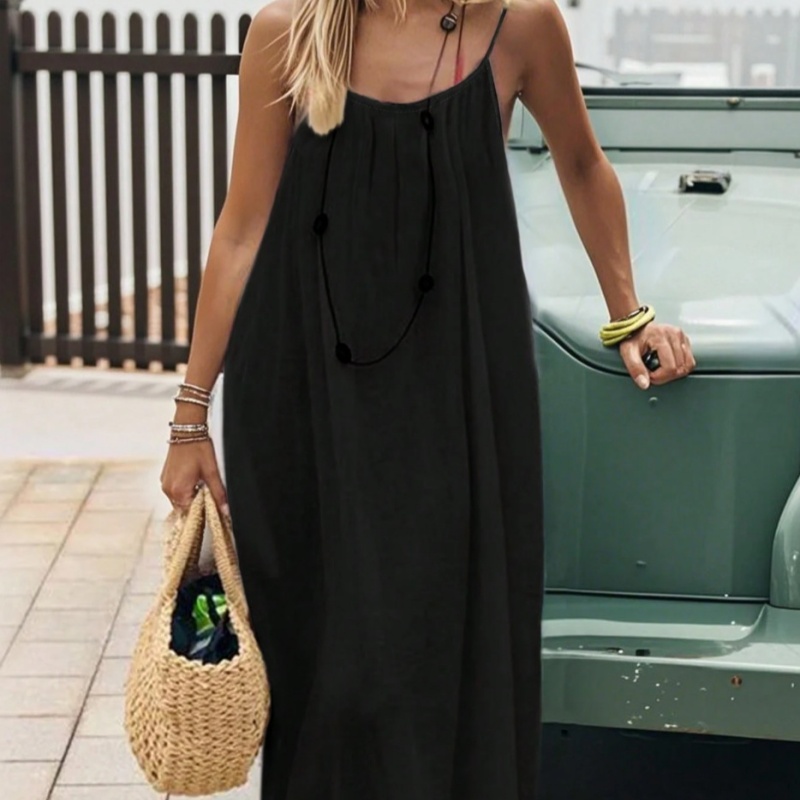 Womens Strap Coat Backless Loose-Fit Loungewear Dress