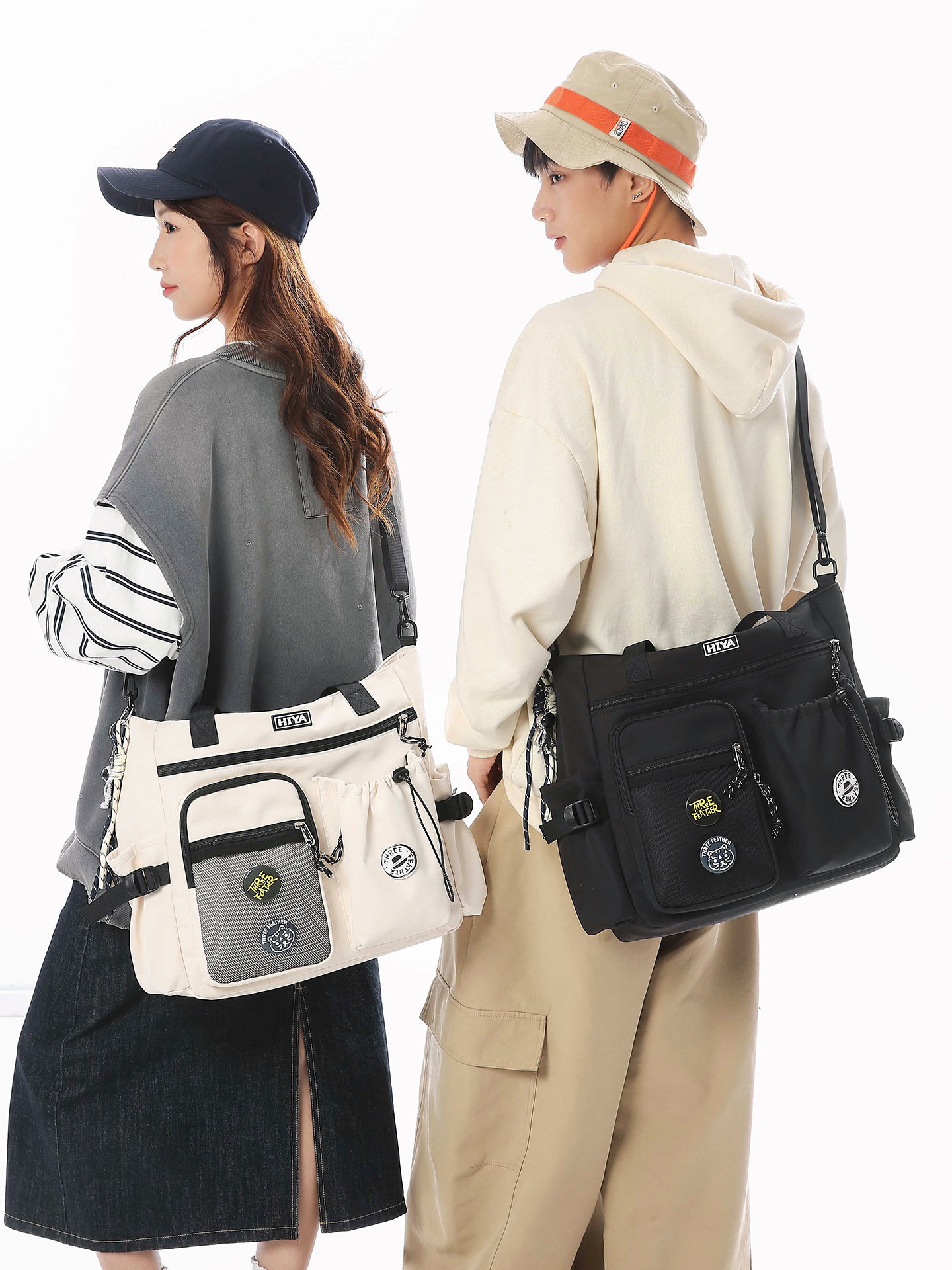 Large-Capacity Casual Messenger Bag For Teenage Students 9