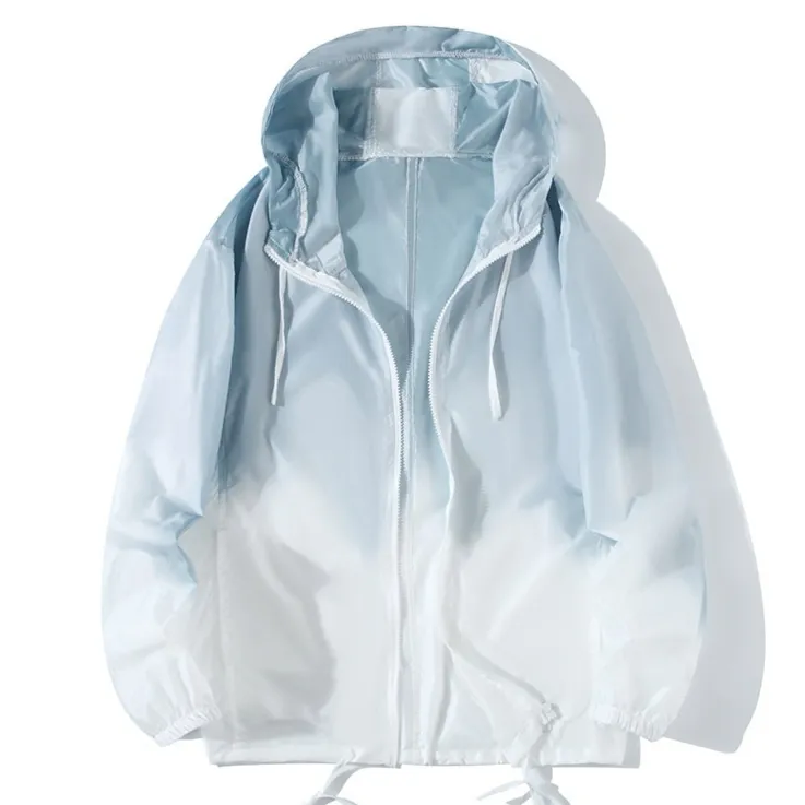 Gradient Ice Silk Sun-Protective Jacket Mens Lightweight