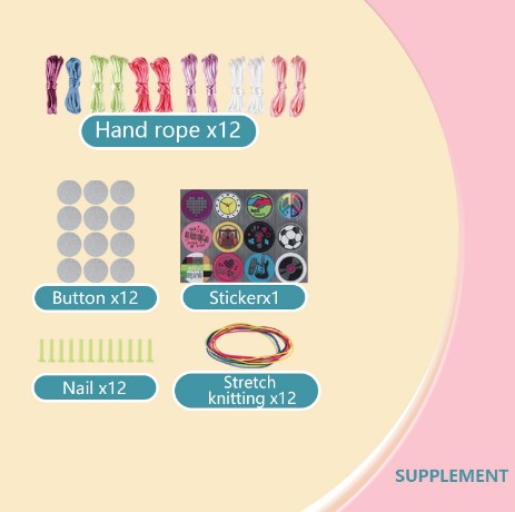 Childrens Handmade Braided Rope Bracelet Toy 6