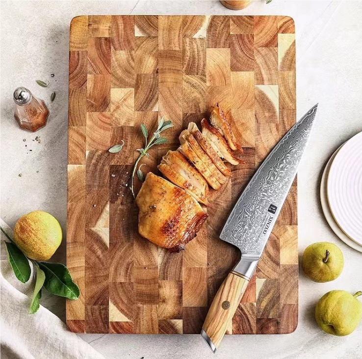 Household Baby Food Fruit Wooden Cutting Board 4