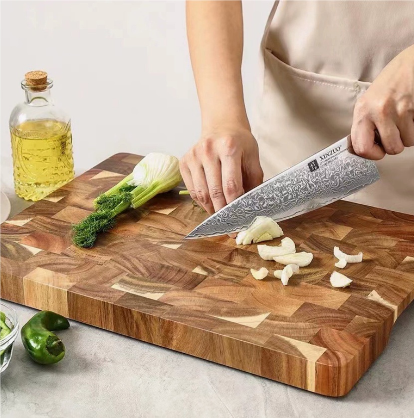 Household Baby Food Fruit Wooden Cutting Board 2