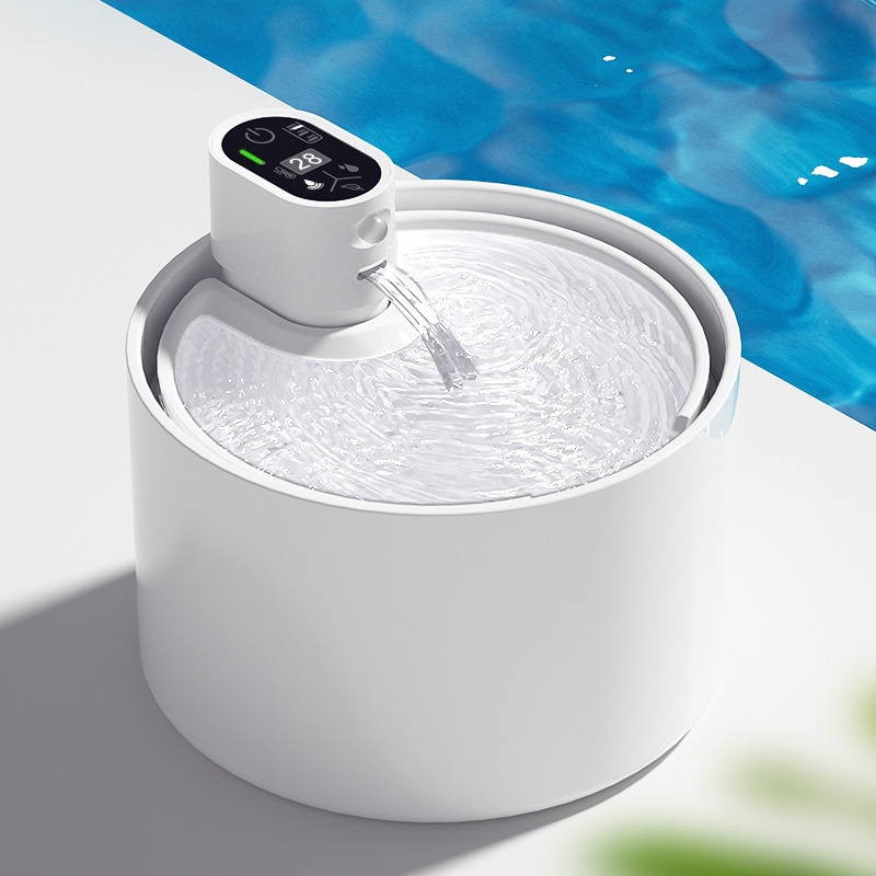 Automatic Ceramic Water Fountain For Cats Dog Drinking Bowl — foto 2