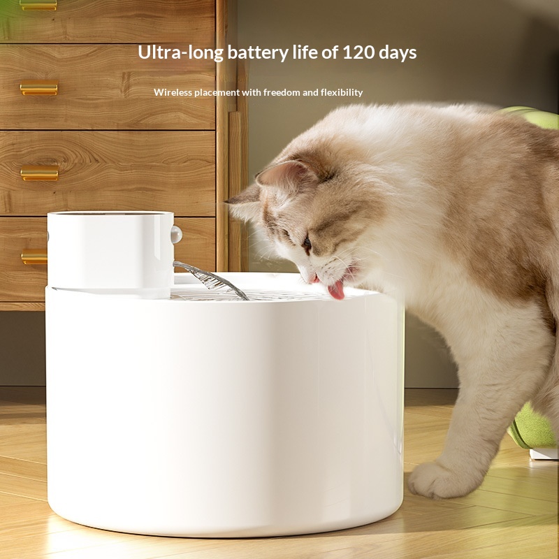 Automatic Ceramic Water Fountain For Cats Dog Drinking Bowl — foto 3