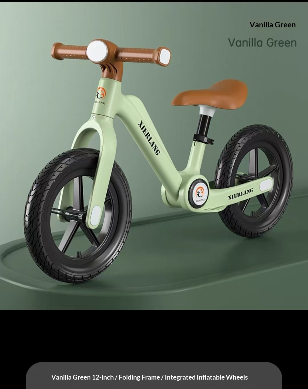Children's Pedal-free Balance Foldable Kids Balance Bike — foto 12