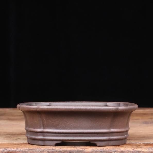 Purple Clay High-temperature Black Mud Rectangular Flower Pot