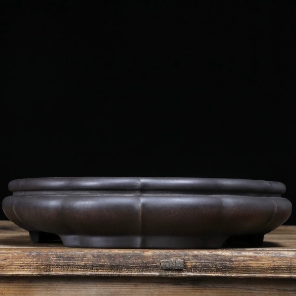 Yixing Purple Clay Flower Pot