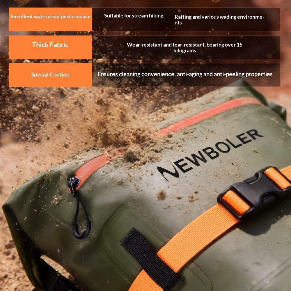 Outdoor Waterproof Backpack For Skiing Stream Trekking
