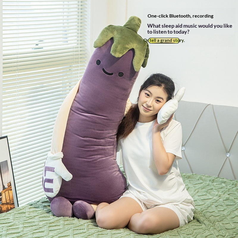 Eggplant King Sleep-Talking Hugging Pillow Doll For Girls To Sleep With — foto 5