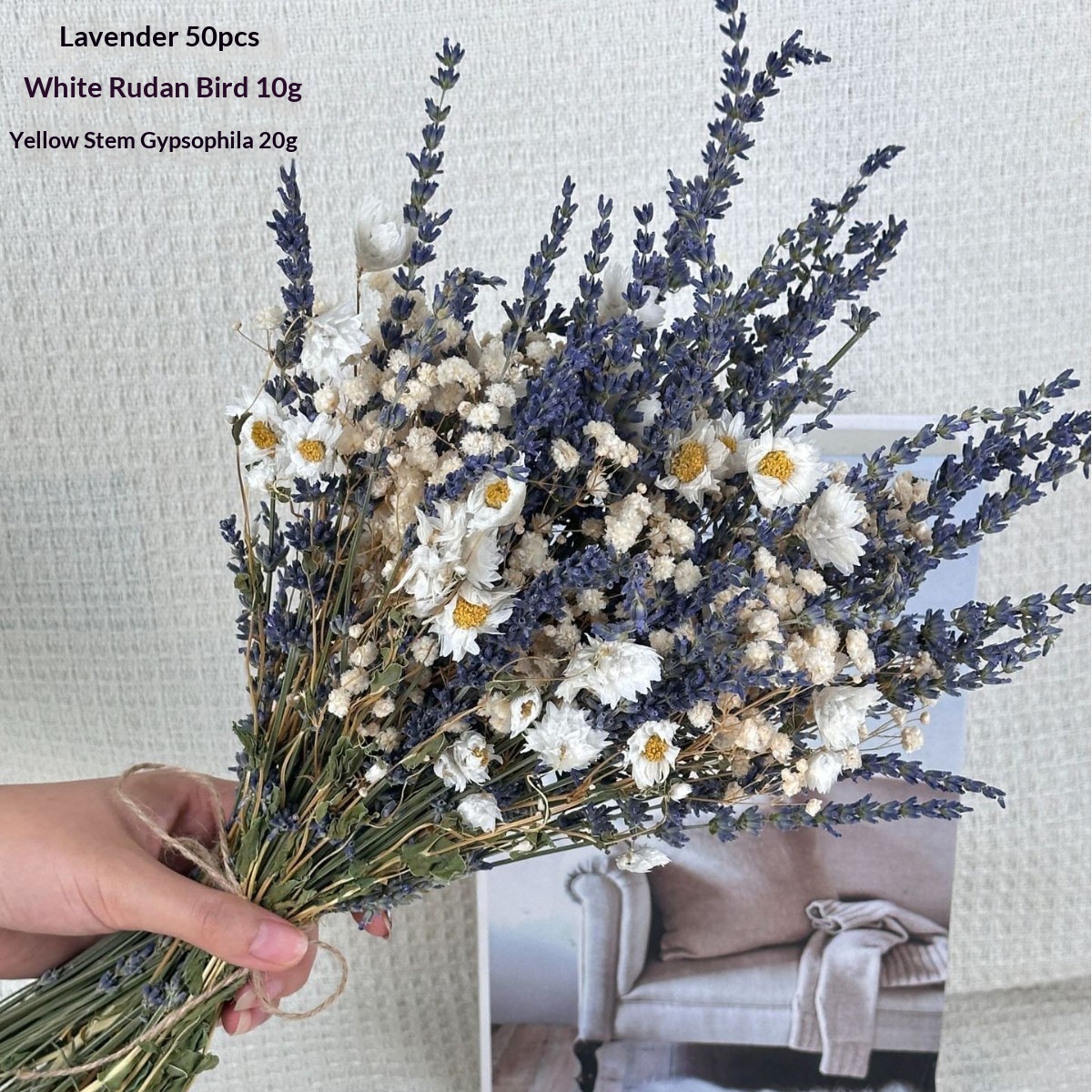 Dried Flower Bouquet Bohemian Style Top-tier Quality
