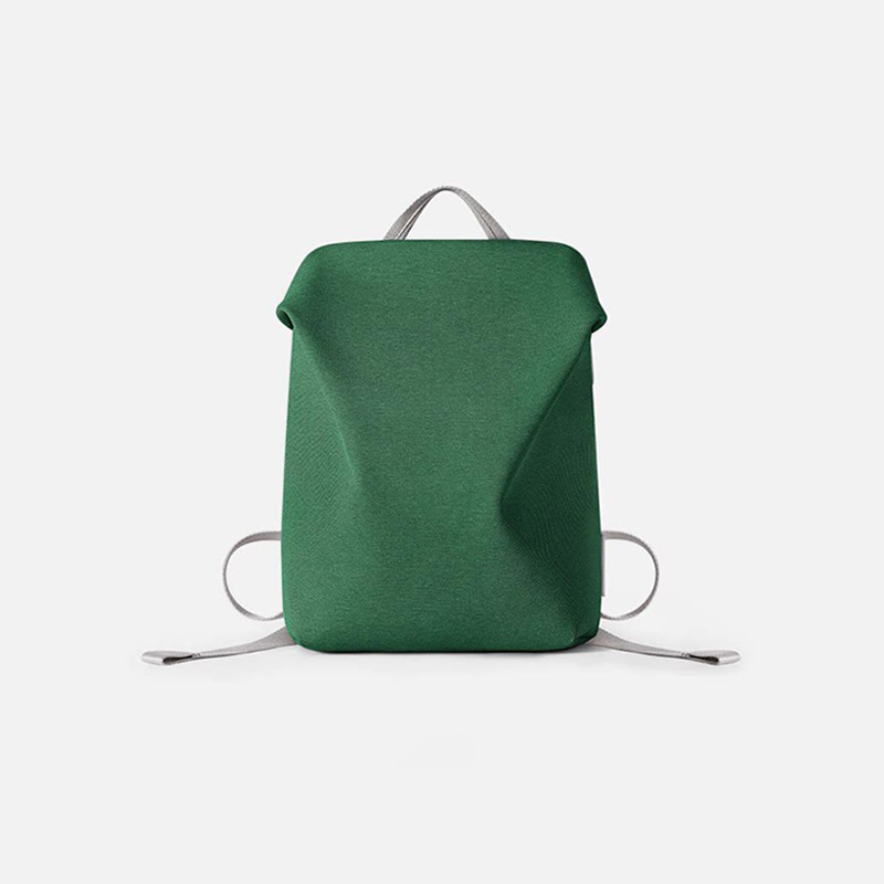 Lightweight Large-capacity Waterproof Casual Backpack Pine Green Small Size