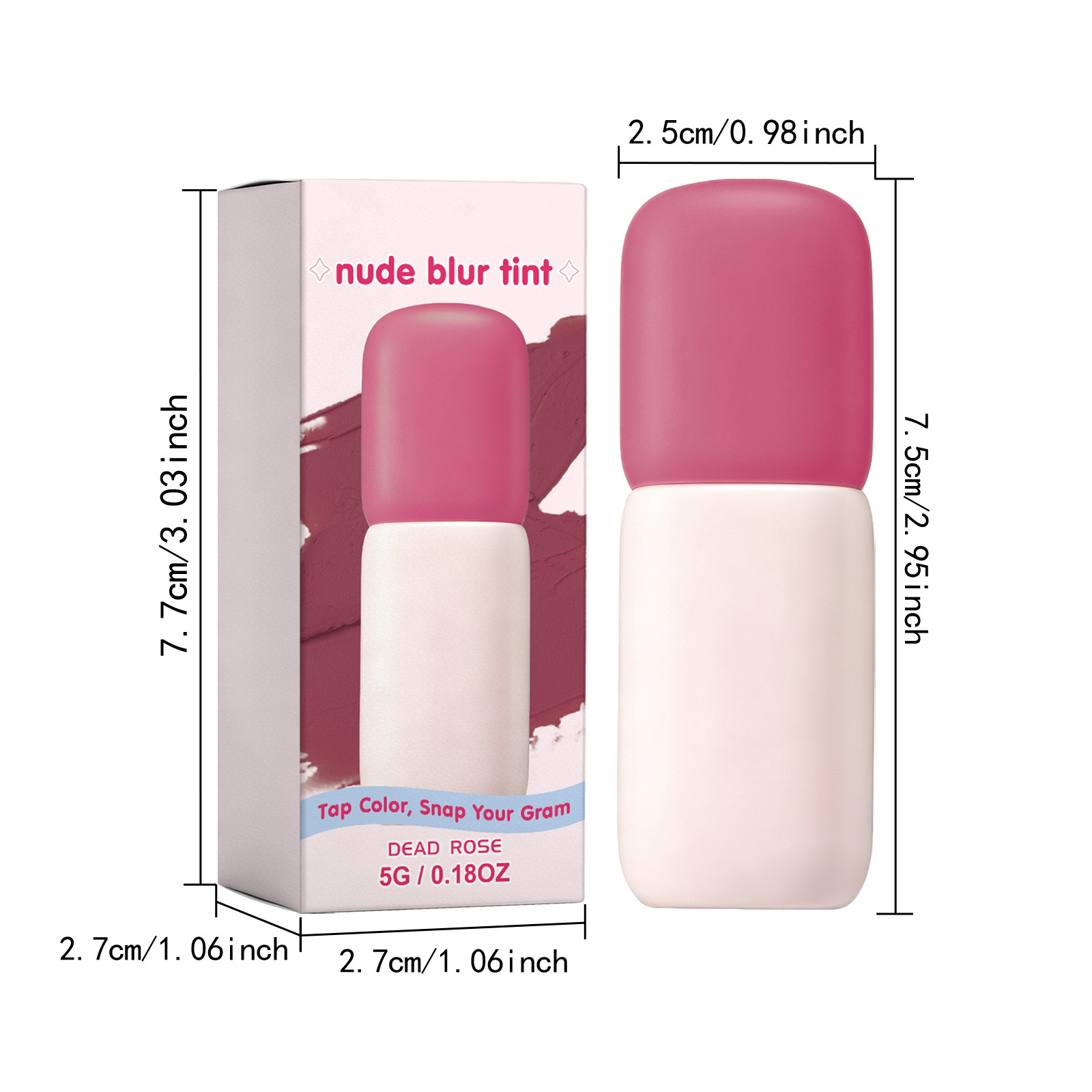 Matte Blush And Lip Gloss Long-wearing Dual-use For Lips And Cheeks 5e27f12b B13e 42d4 95bf F9435ebc6903