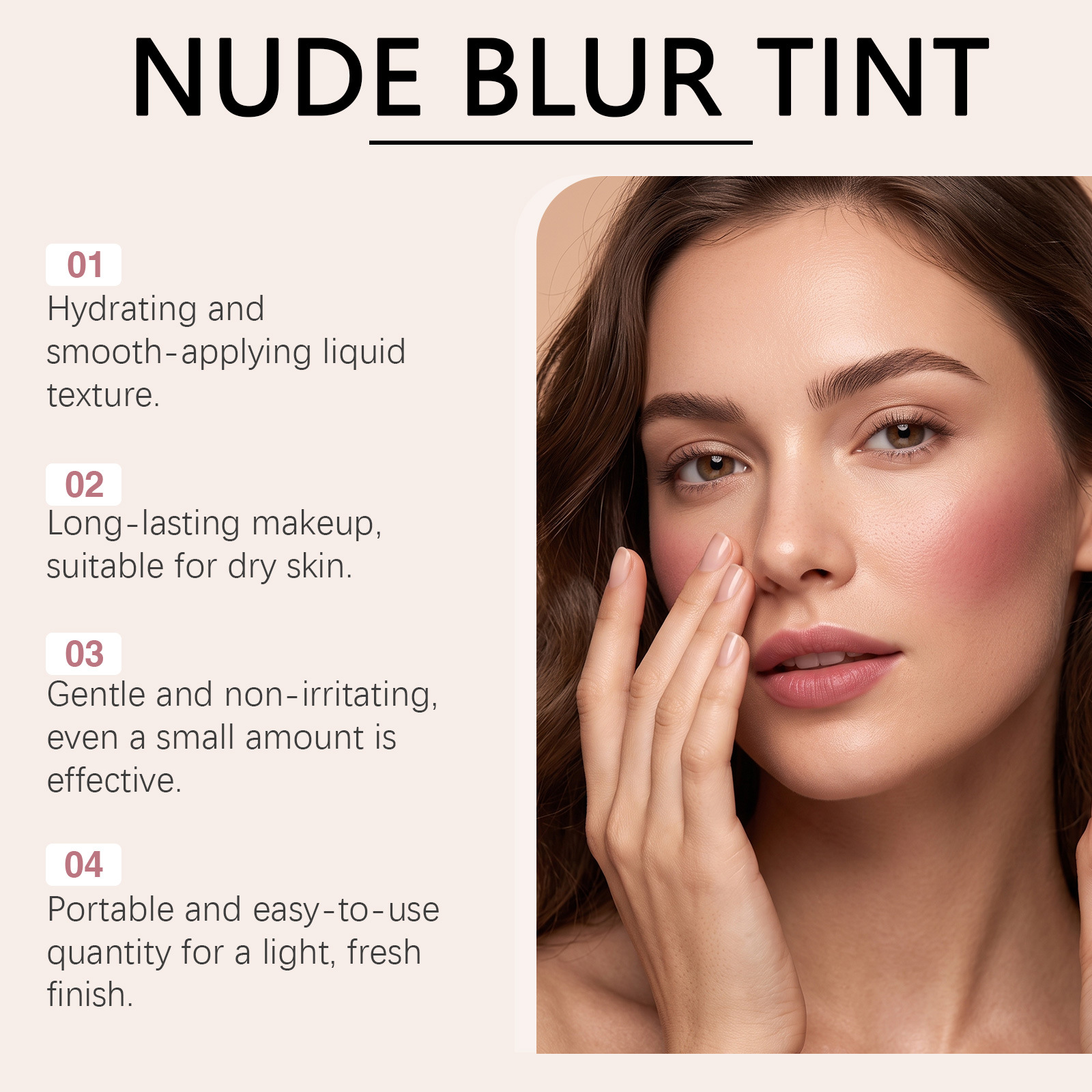 Matte Blush And Lip Gloss Long-wearing Dual-use For Lips And Cheeks B5f9a8b0 2d98 476a B509 1bde6da602d1
