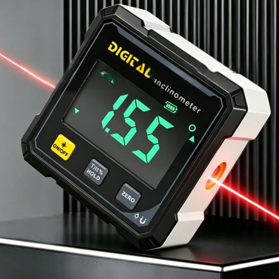 Upgraded High-precision Laser Digital Protractor For Measuring Flat Angles
