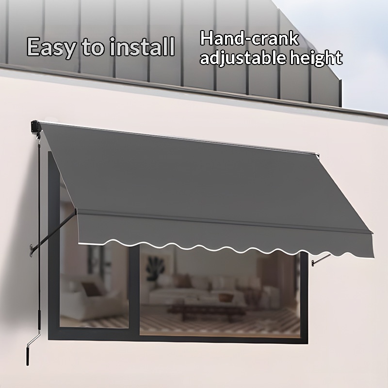Simple Window Rain And Sun Shade Canopy