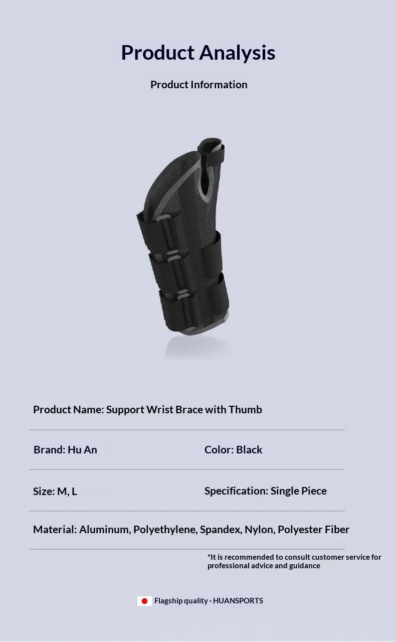 Sturdy Support Sports Wrist And Finger Brace
