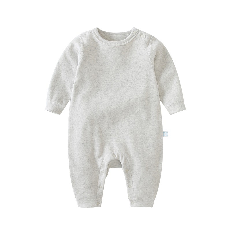 Cotton Baby Boneless Shoulder-Clasp Pajamas 2