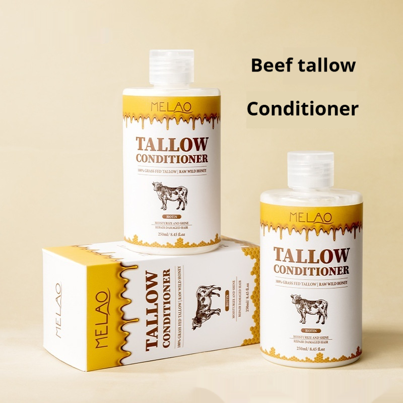 Beef Tallow Hair Conditioner Deep Hydration Treatment For Hair Care