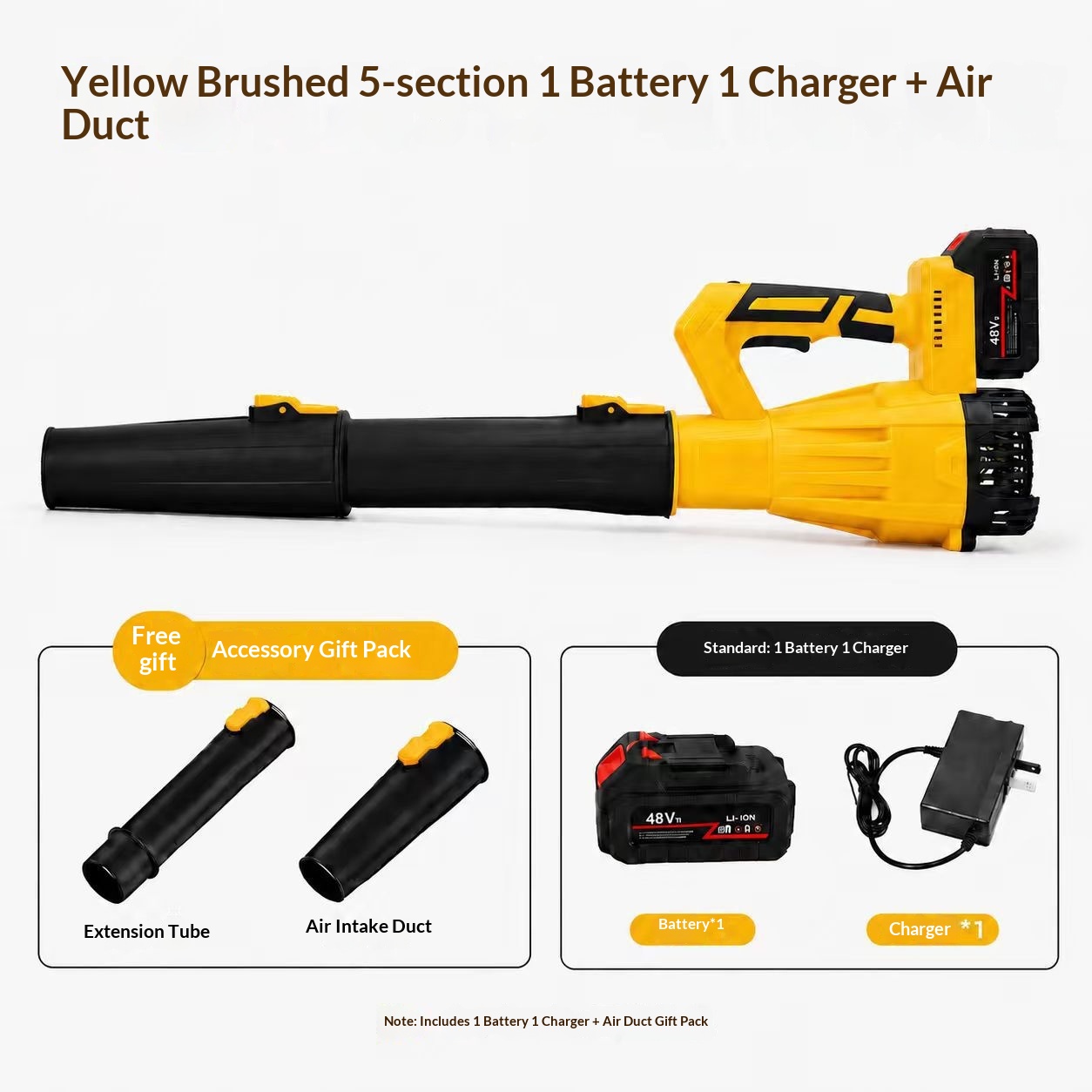 High-Power Snow-Blowing And Leaf-Blasting Blower