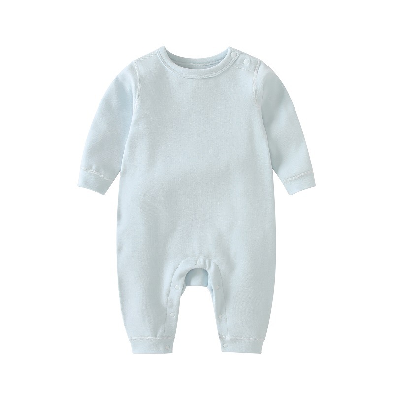 Cotton Baby Boneless Shoulder-Clasp Pajamas 9
