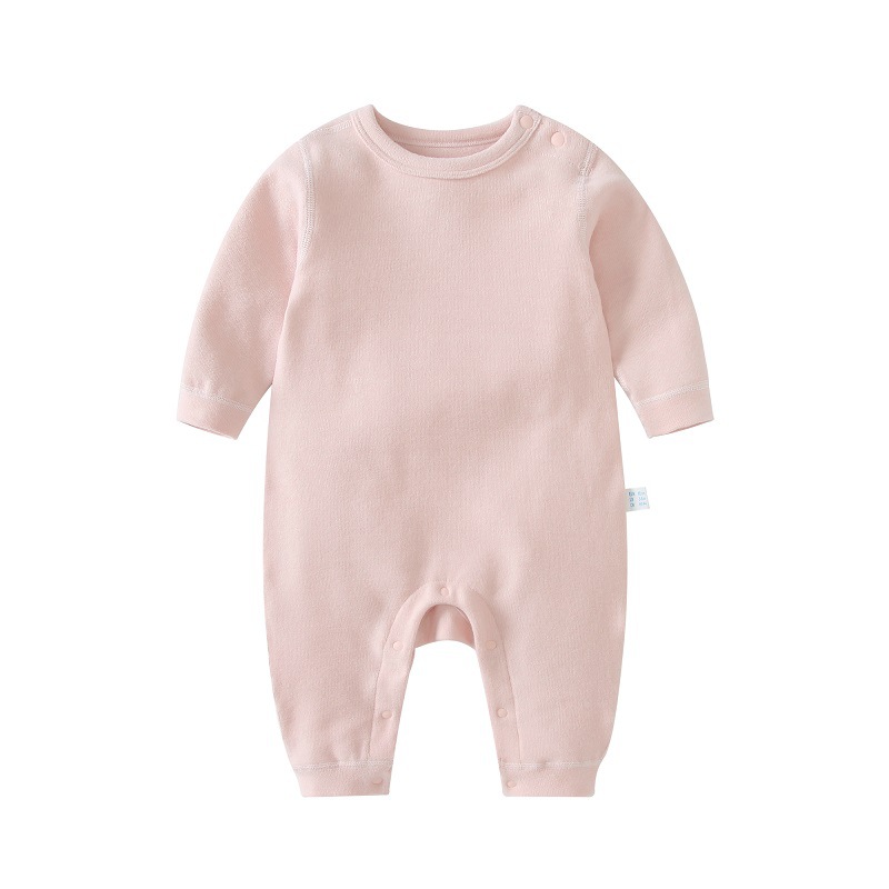 Cotton Baby Boneless Shoulder-Clasp Pajamas 7