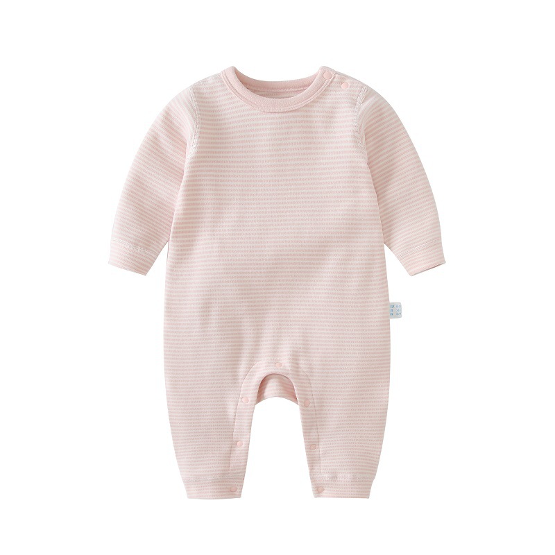 Cotton Baby Boneless Shoulder-Clasp Pajamas 3