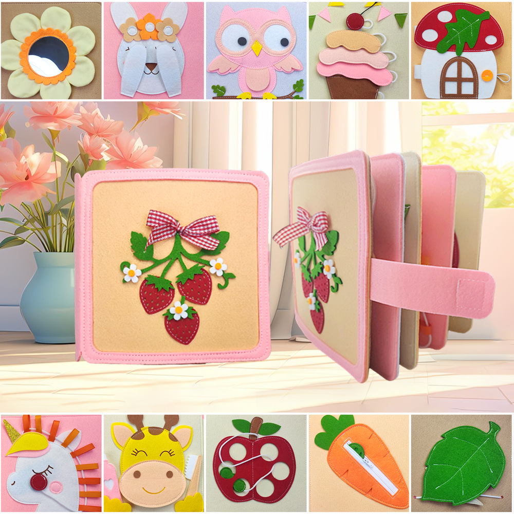 Baby Children Can't Tear Felt Books 4