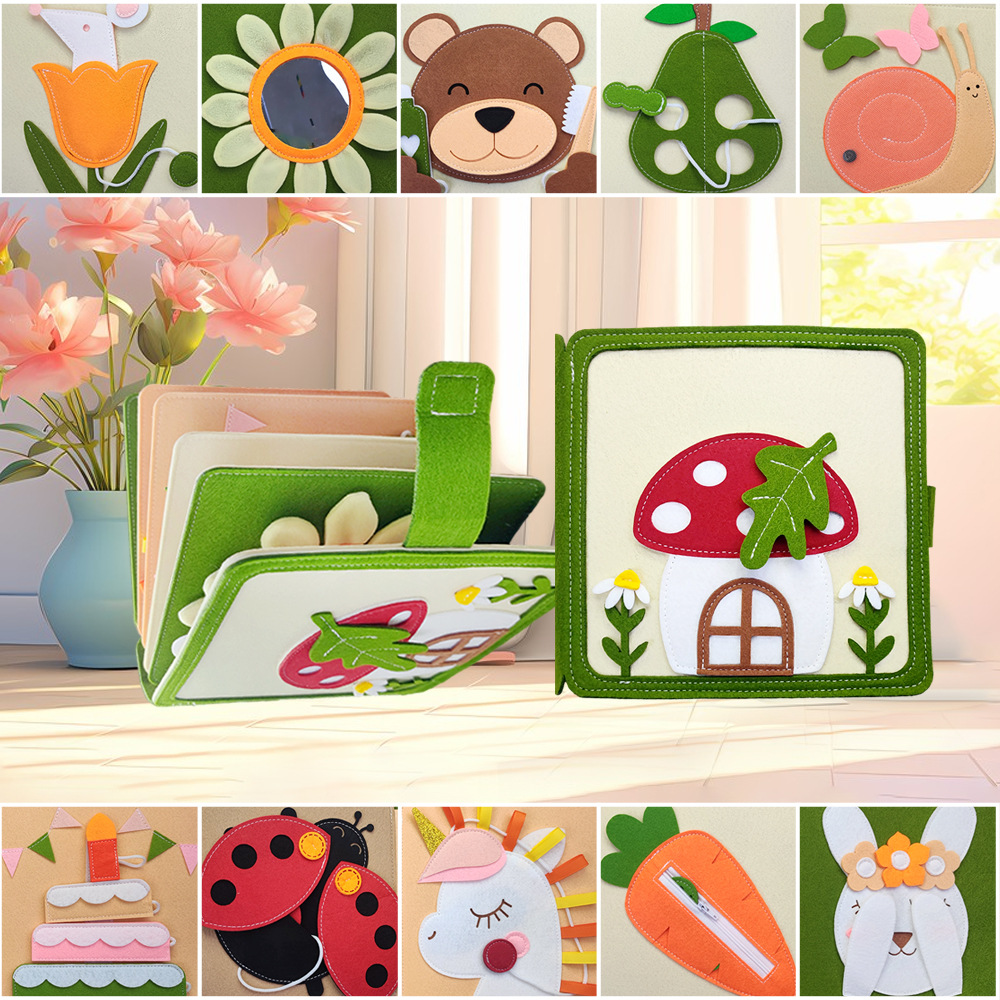 Baby Children Can't Tear Felt Books 5