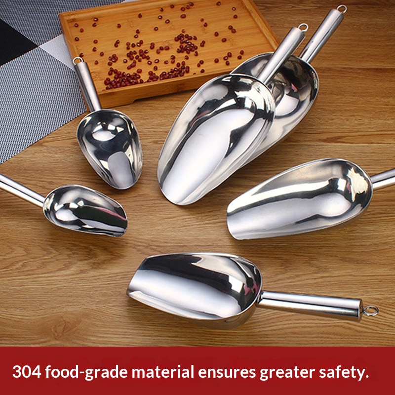 Stainless Steel Non-magnetic Ice Shovel Grain