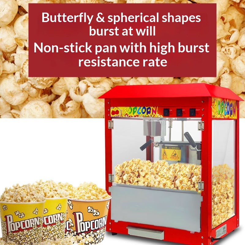 Commercial Popcorn Machine Stalls Electric Heating