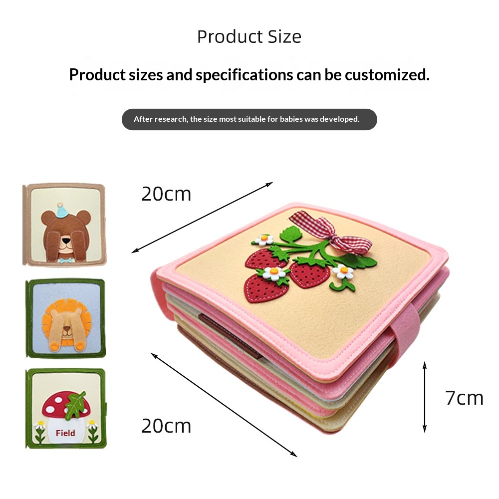Baby Children Can't Tear Felt Books 7