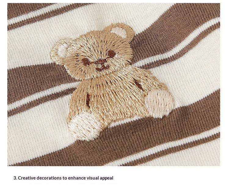 Boys Striped Two-piece Baby Outfit Set 4