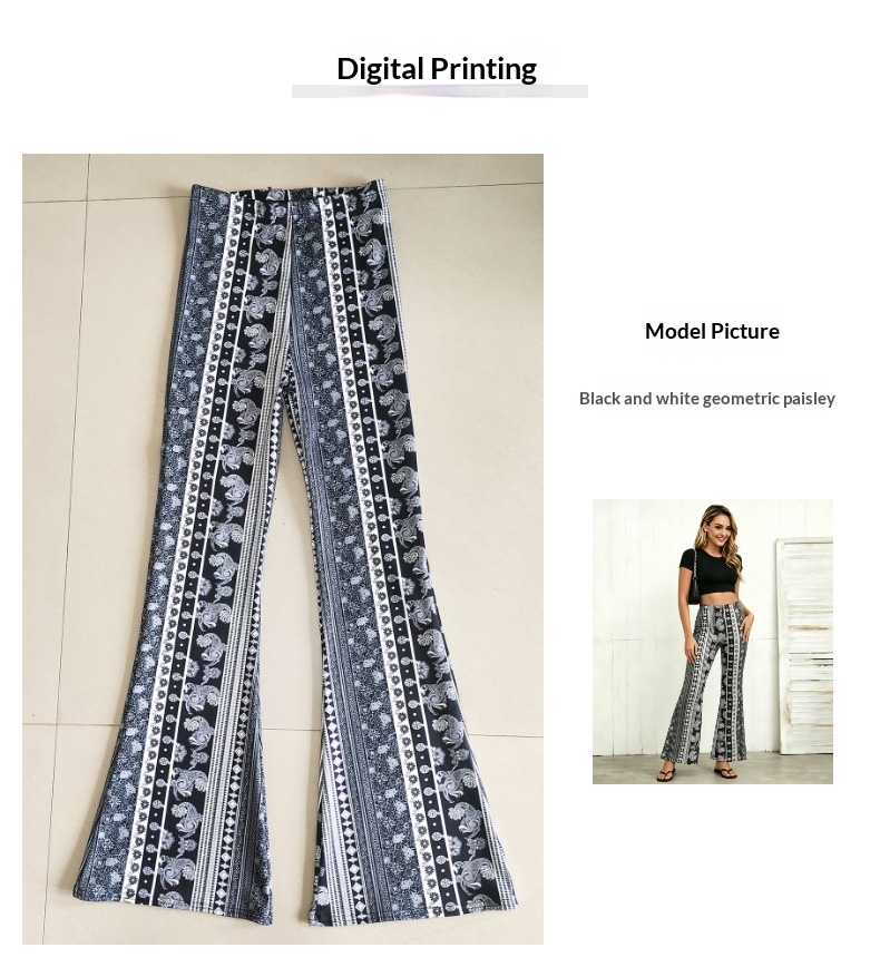 Casual Full-Length Flared Pants