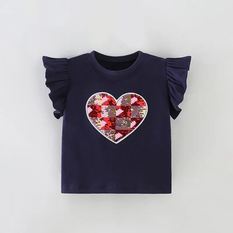 Girls Summer Short-Sleeve T-Shirt Top