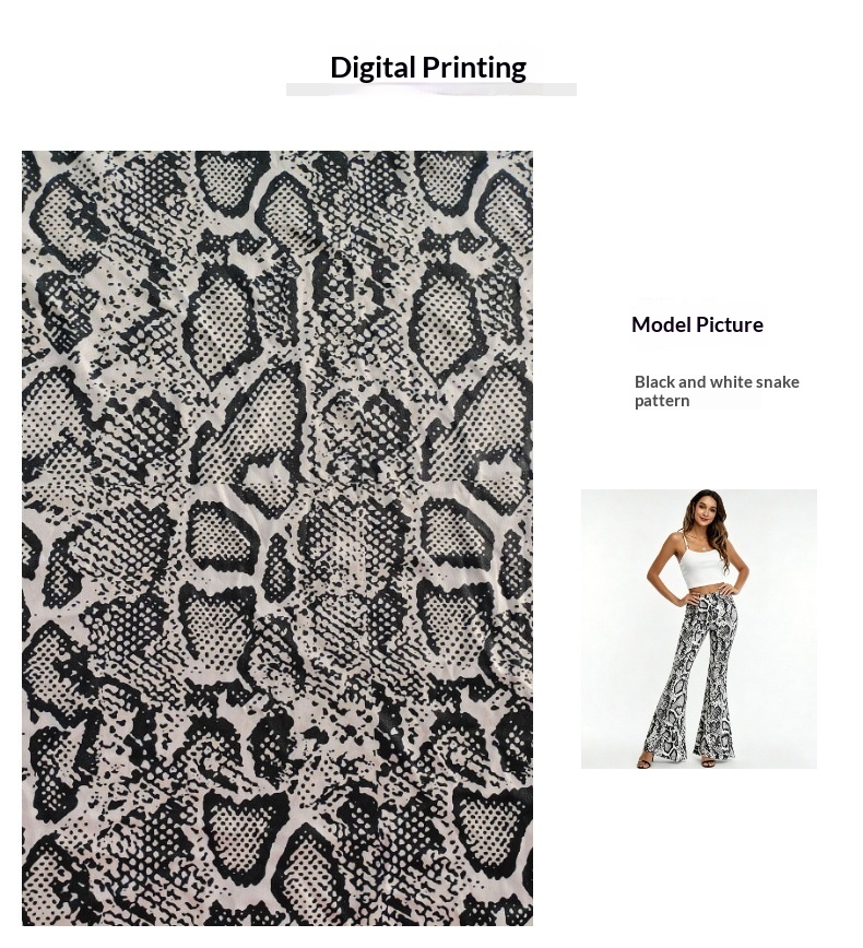 Pink Snake Print Flared Pants