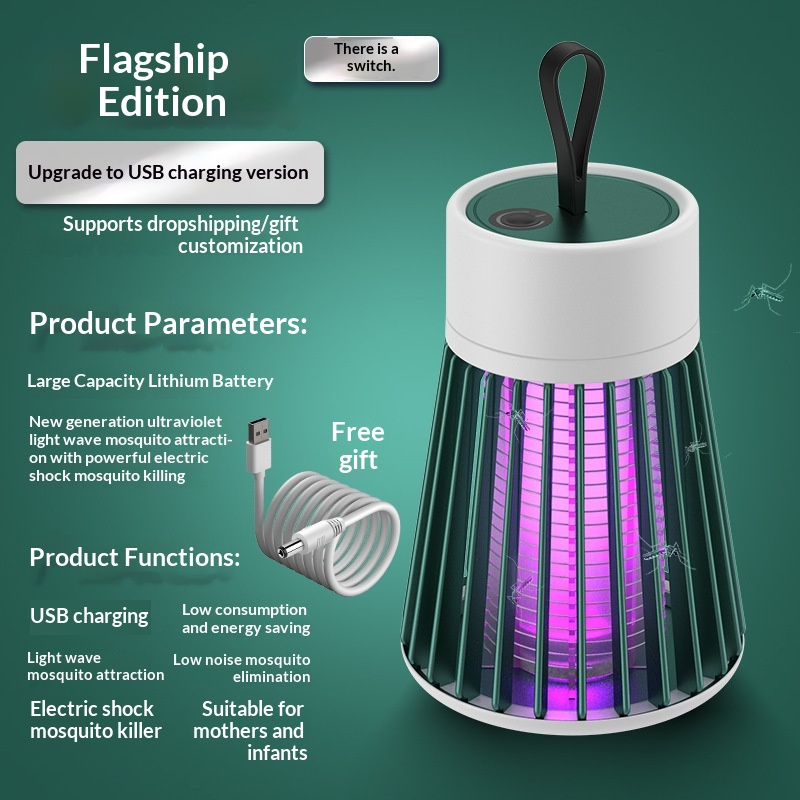 Lámpara antimosquitos eléctrica USB