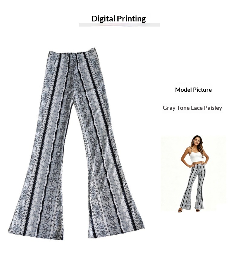 Purple Paisley Dream Flared Pants