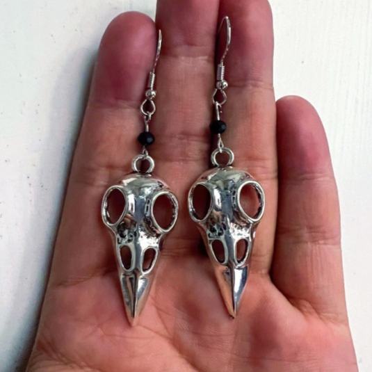 Bird-Head Gothic Jewelry Punk Earrings