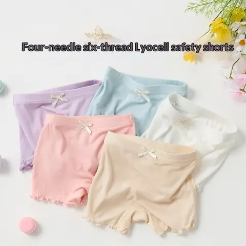 Summer Girls Thin Seamless Anti-Exposure Safety Shorts