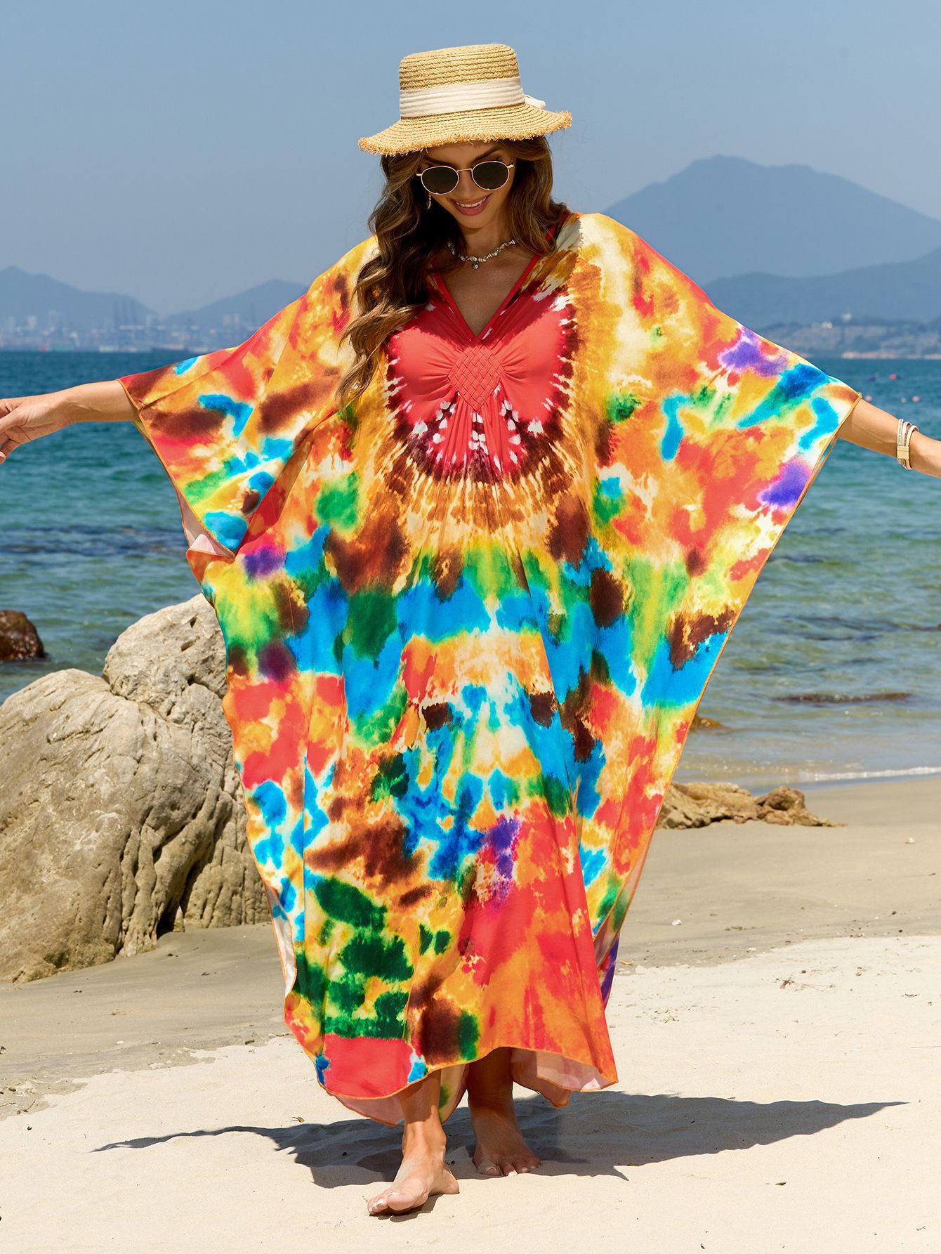 One-piece Dress Women Loose Plus Size