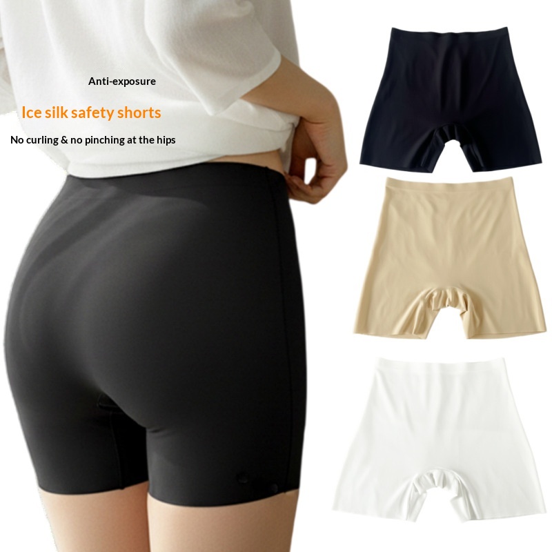 Seamless Mid-rise Anti-exposure Bottoming Leggings For Women