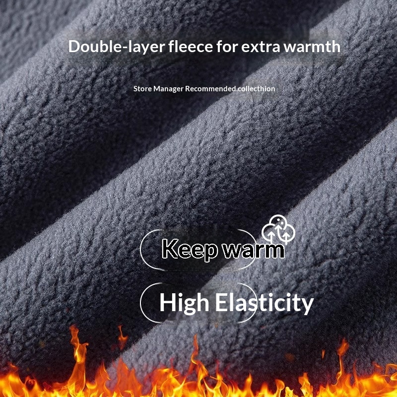 Solid-color Fleece Cycling Neck Gaiter Unisex Design