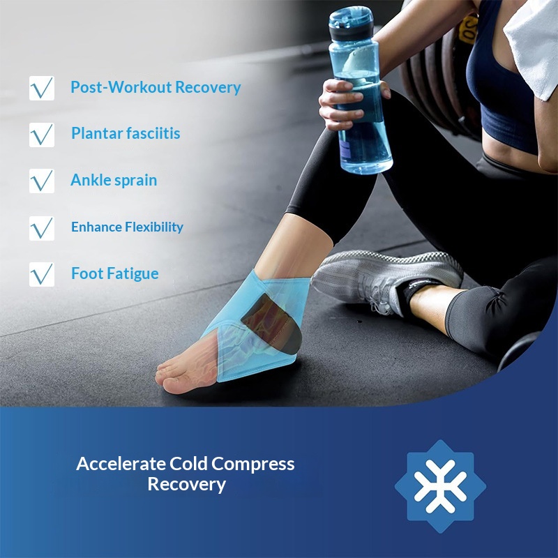 Gel Ice Pack Ankle Brace