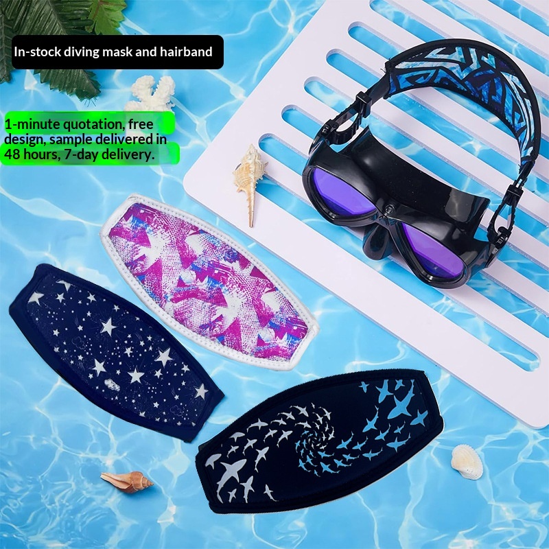 Universal Diving Mask Strap Protector Hair Protecting Headband Double Layered Mask Strap