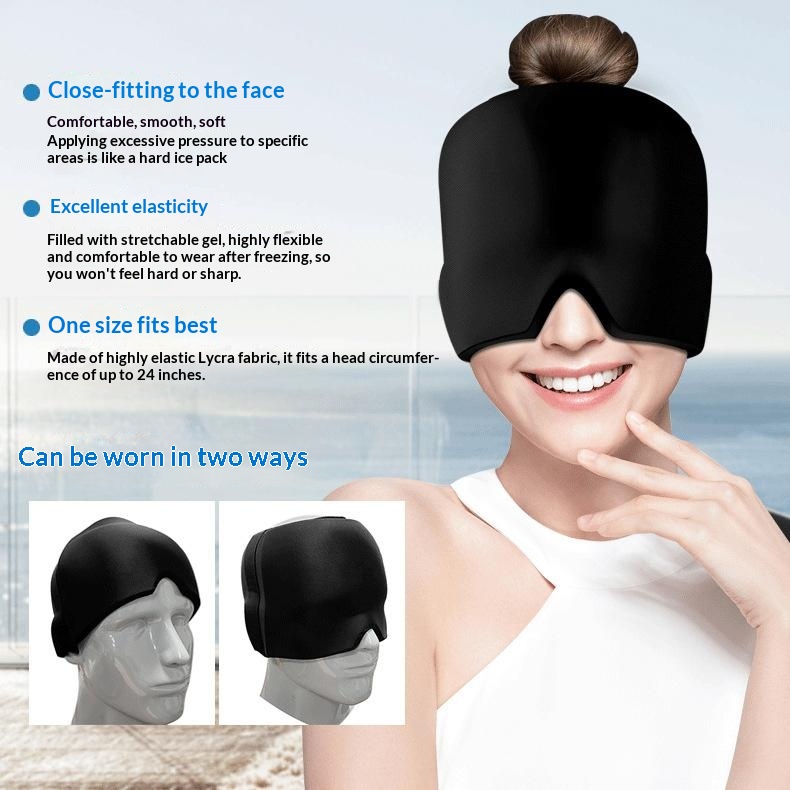 Gel Head Cap Ice Pack Hat