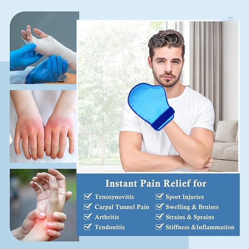 Ice Pack Gloves And Foot Covers Are Reusable